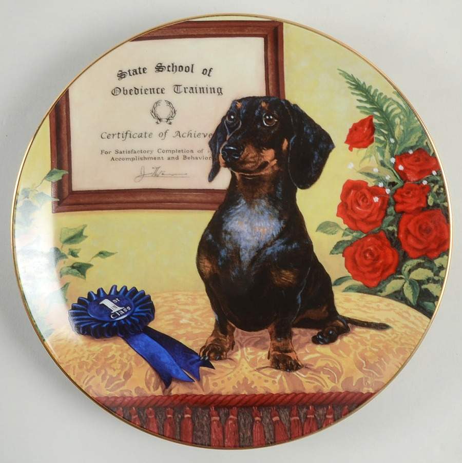 Dachshund Graduate - No Box by Danbury Mint-1