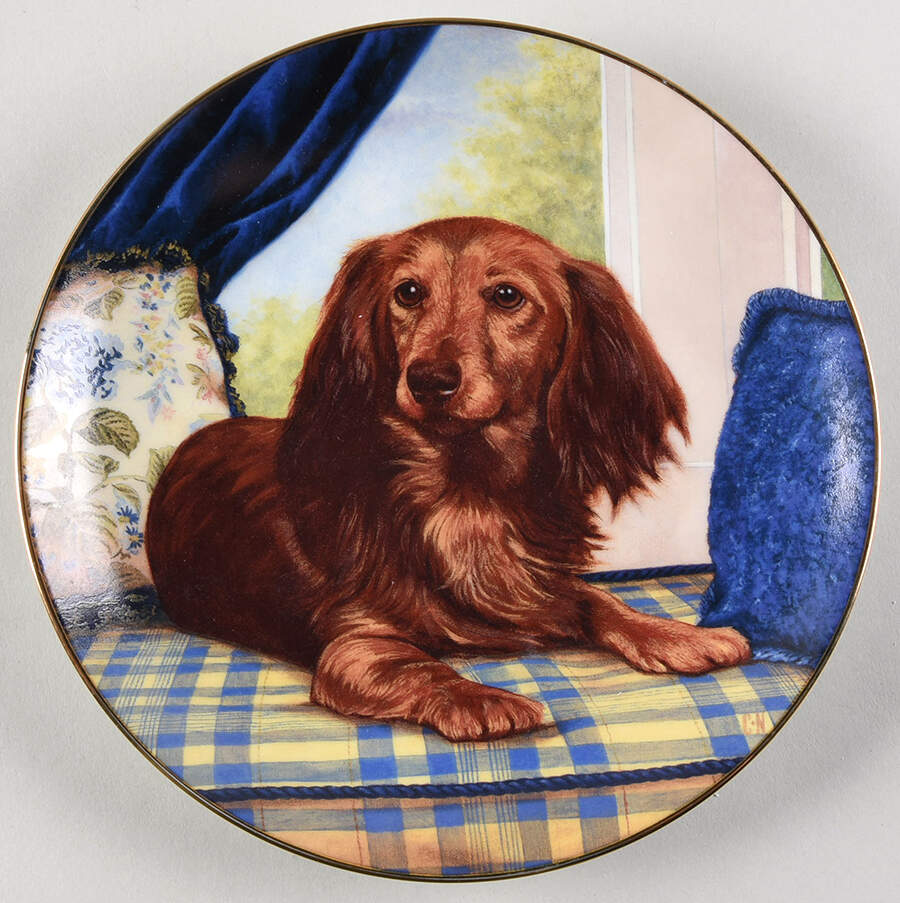 Dachshund Window Seat - No Box by Danbury Mint-1