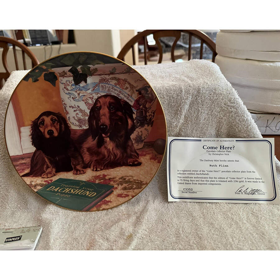 Dachshund Come Here? - No Box by Danbury Mint-1