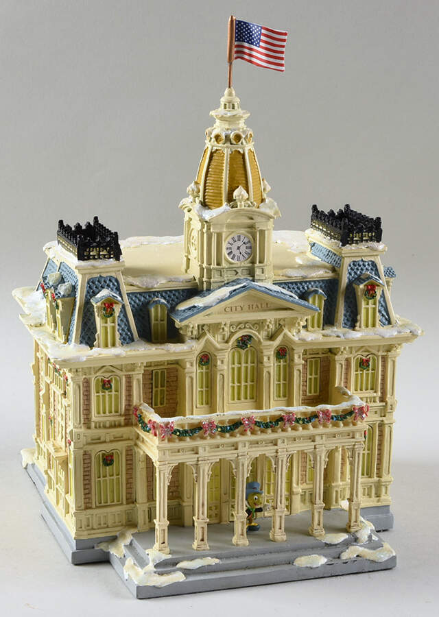Walt Disney World Christmas Village City Hall - No Box by Disney-1
