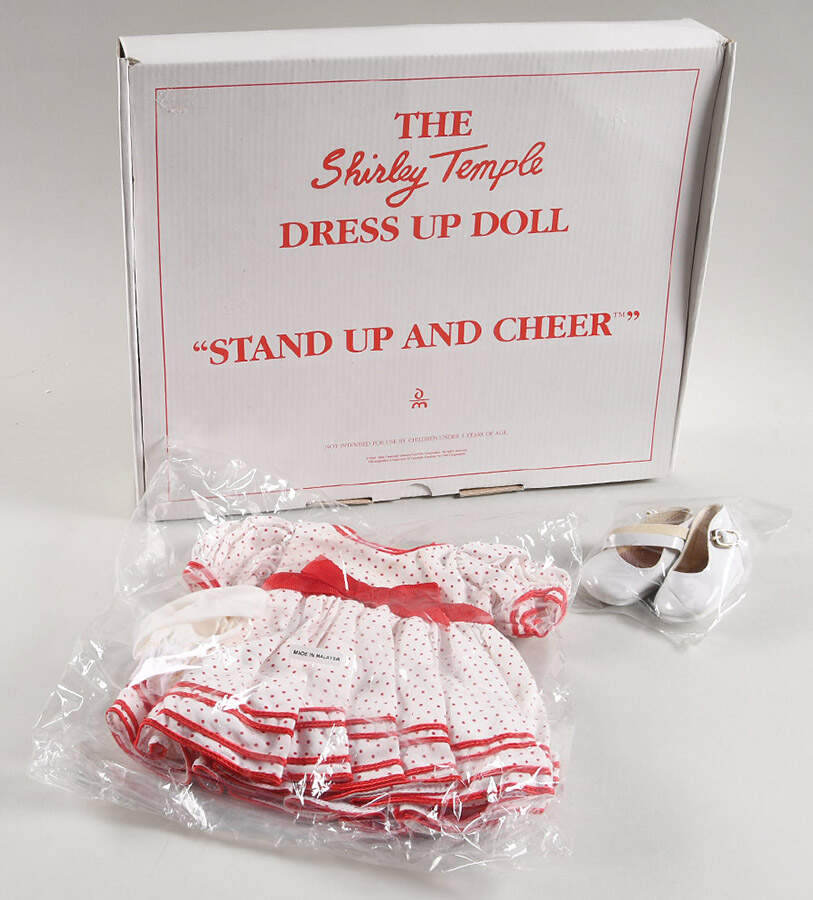 Shirley Temple Dress Up Doll Stand Up & Cheer-Wardrobe - Boxed by Danbury Mint-1