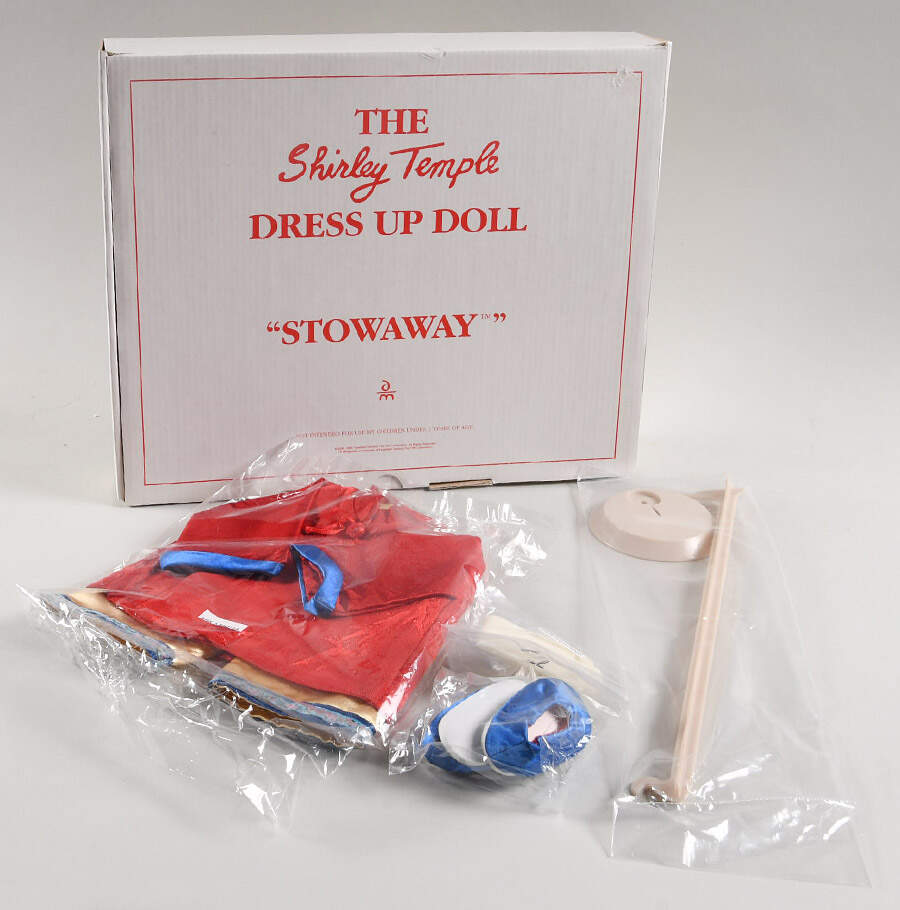 Shirley Temple Dress Up Doll Stowaway-Wardrobe - Boxed by Danbury Mint-1