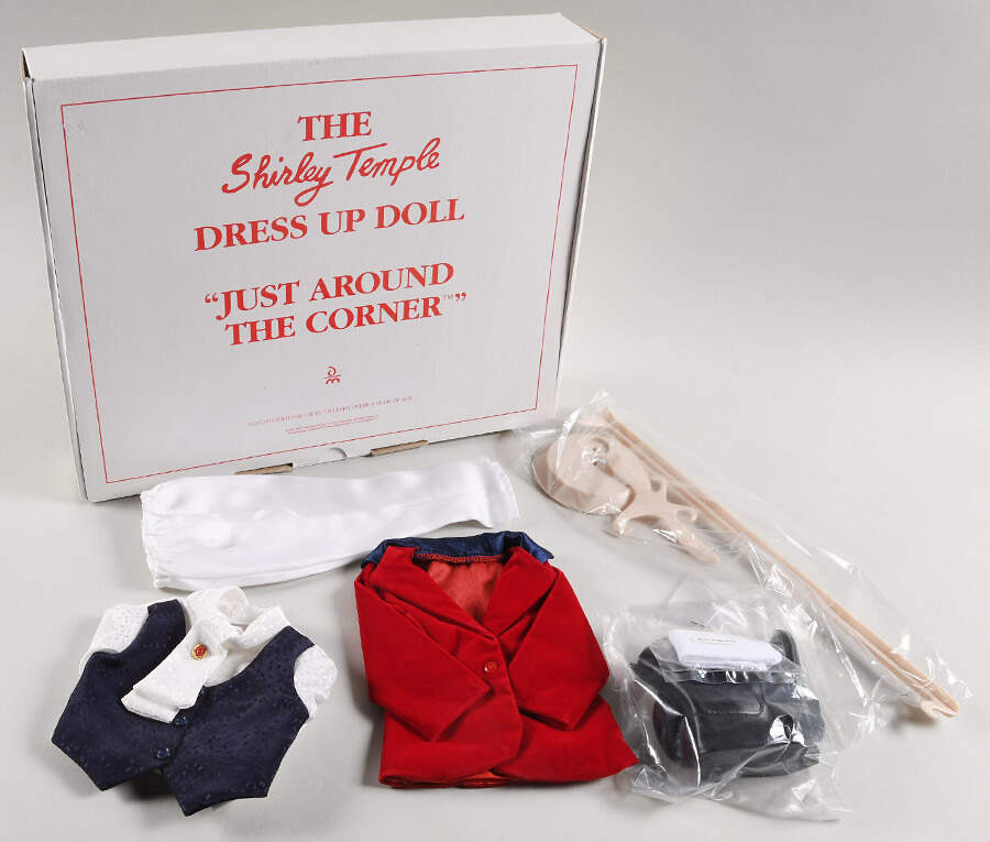 Shirley Temple Dress Up Doll Just Around The Corner-Wardrobe - Boxed by Danbury Mint-1