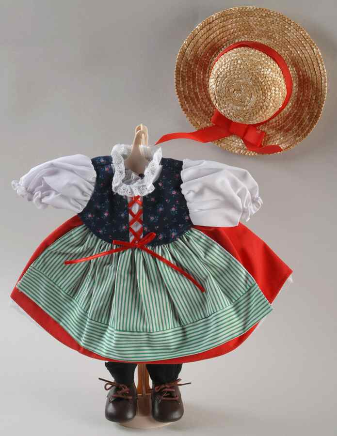 Shirley Temple Dress Up Doll Heidi-Wardrobe - Boxed by Danbury Mint-1