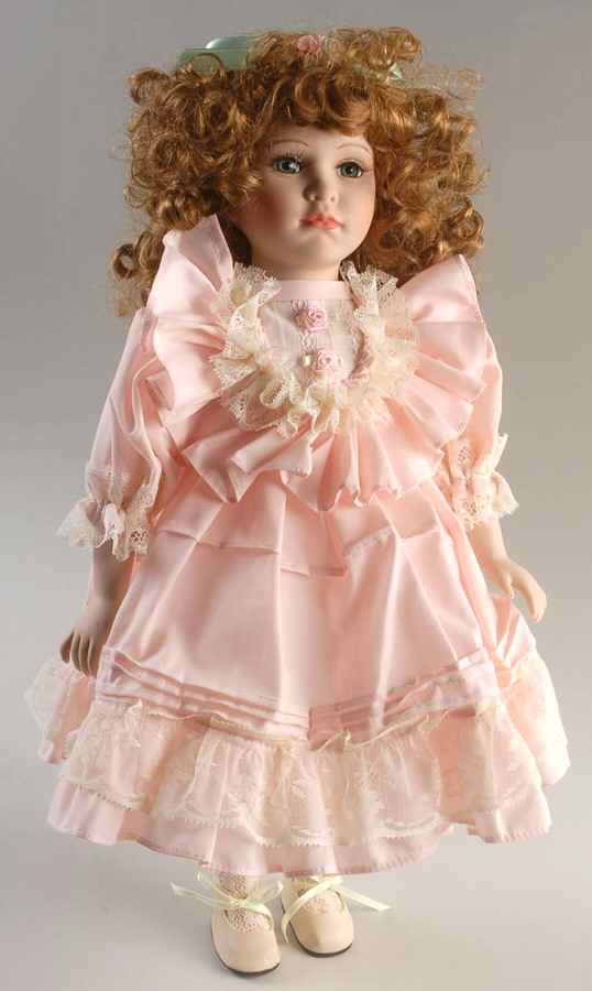 Delton Product Doll Girl Old Fashion Pink Dress - Boxed by Delton Product Corp.-1