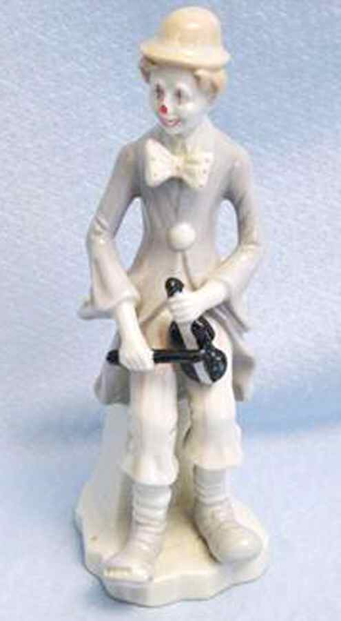Duncan Royale Figurine Clown W/ Violin - No Box by Duncan Royale-1