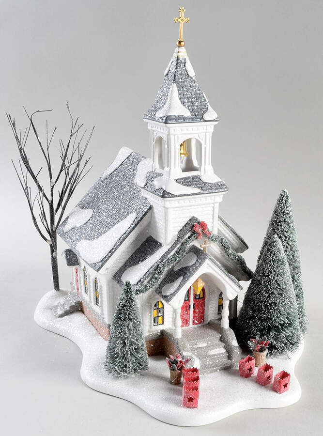 Winters Frost Wooddale Church - No Box by Department 56-1