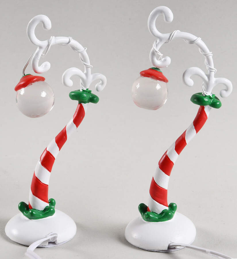 How the Grinch Stole Christmas Grinch Streetlights - Boxed by Department 56-1
