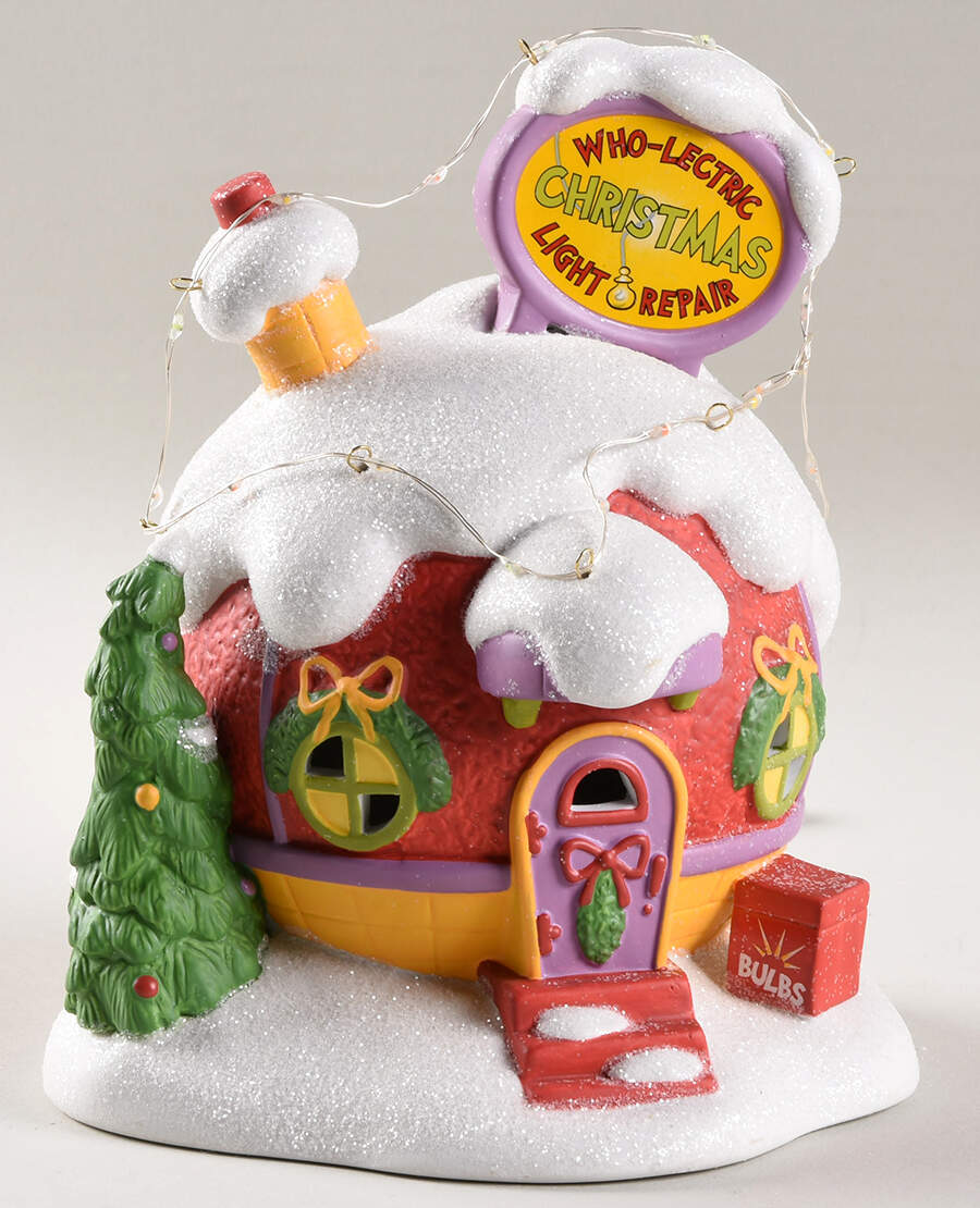 How the Grinch Stole Christmas Who-Lectric Christmas Light Repair - Boxed by Department 56-1
