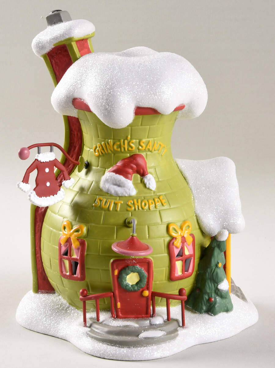 How the Grinch Stole Christmas Grinch's Santy Suit Shoppe - Boxed by Department 56-1