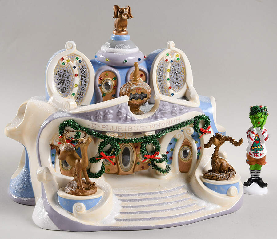 How the Grinch Stole Christmas Whoville Town Hall - No Box by Department 56-1