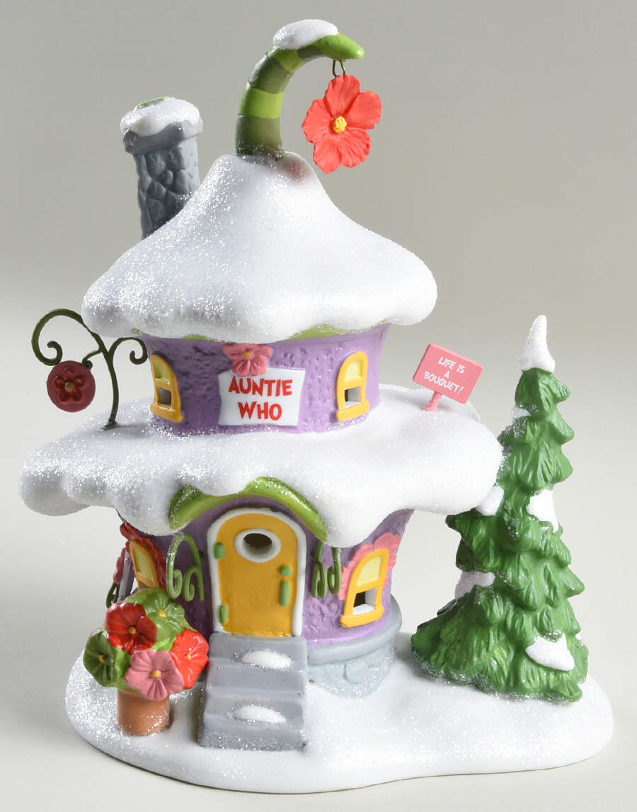 How the Grinch Stole Christmas Auntie Who's House - Boxed by Department 56-1