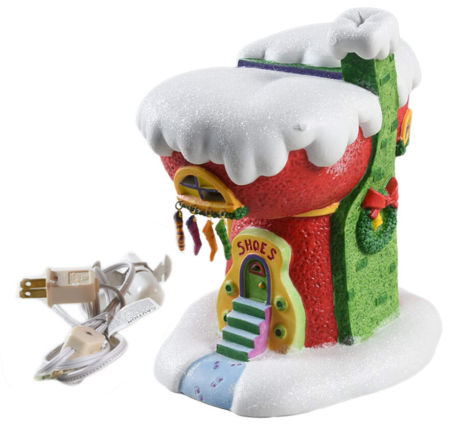 How the Grinch Stole Christmas Who-Ville Shoe Shop - Boxed by Department 56-1