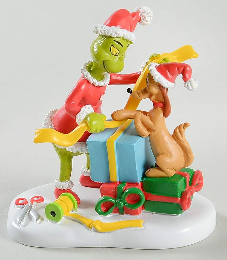 How the Grinch Stole Christmas Max Lending A Helping Paw - Boxed by Department 56-1