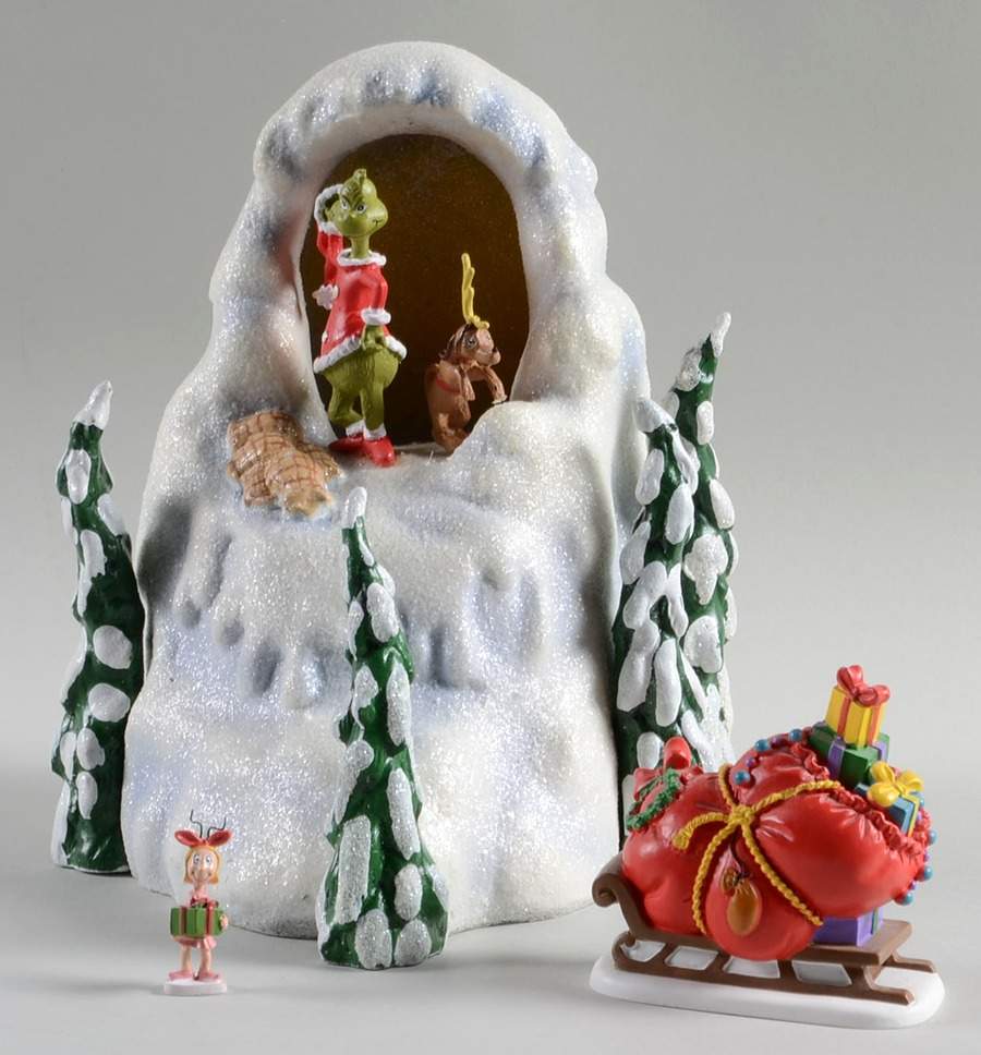 How the Grinch Stole Christmas Mt. Crumpit Holiday Set  S/3 - Boxed by Department 56-1