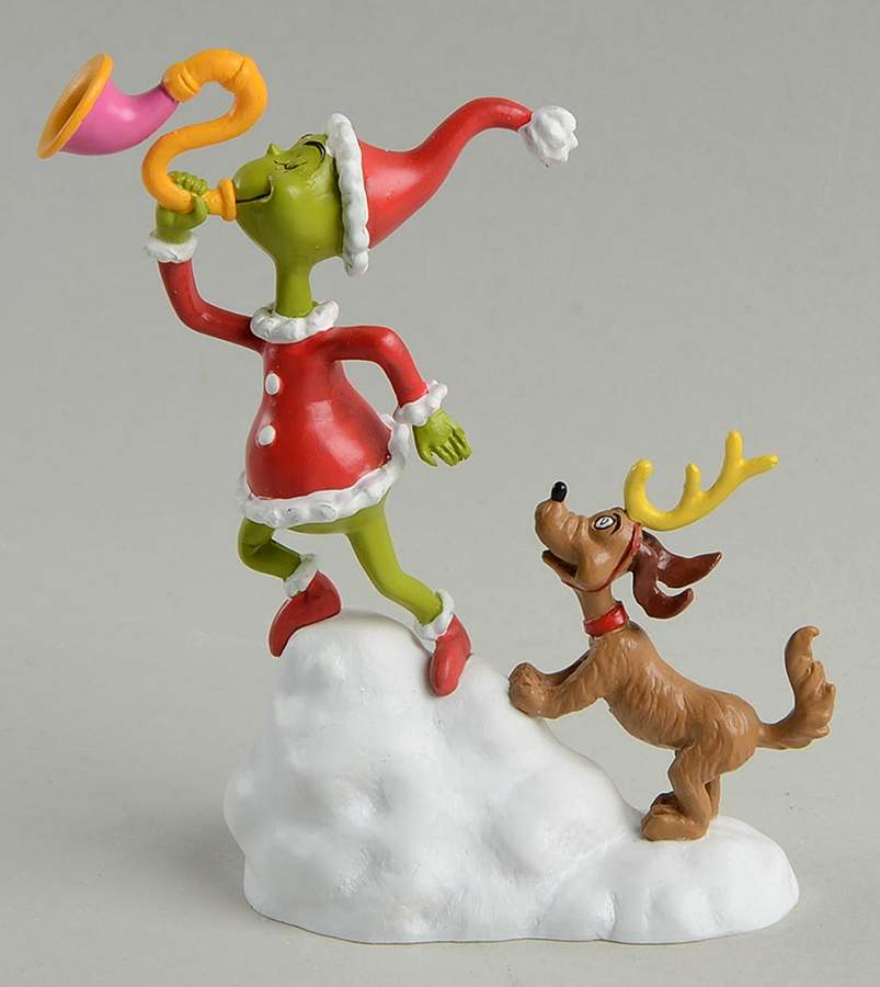 How the Grinch Stole Christmas Grinch And Max, A Toot - Boxed by Department 56-1