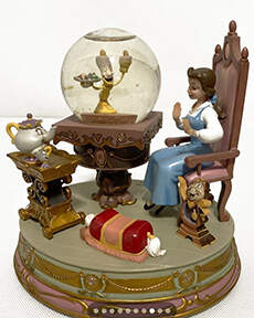 Disney Musical Snowglobe Beauty & The Beast Belle-Be Our Guest - No Box by Disney-1