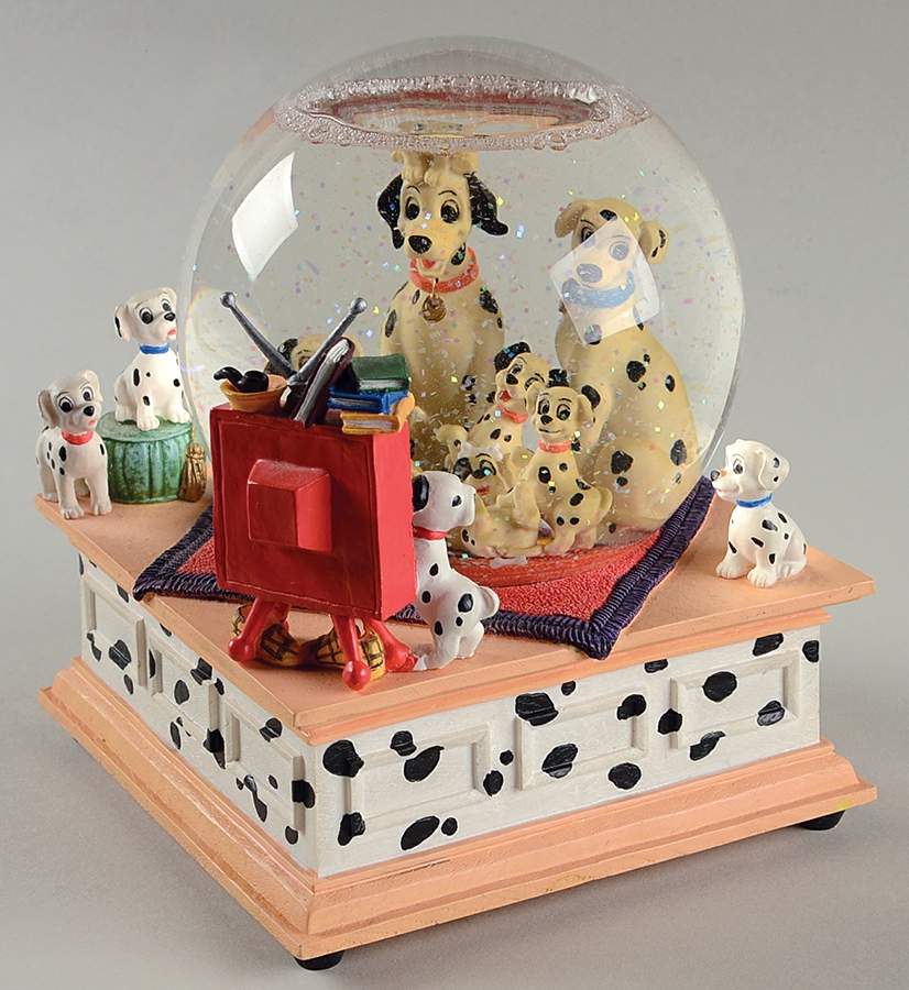Disney Musical Snowglobe 101 Dalmations-Cruella De Ville Tune - No Box by Disney-1