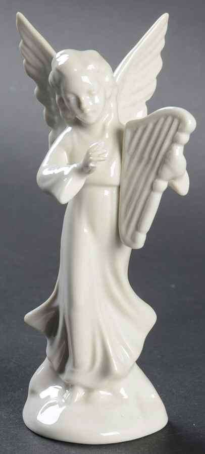 Angel Musicians #4 Angel With Harp - No Box by Dresden (German)-1