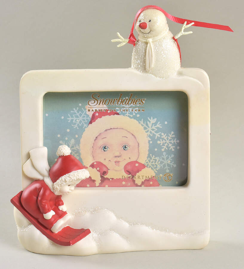 Babies on the Farm Baby Sledding-Picture Frame - No Box by Department 56-1