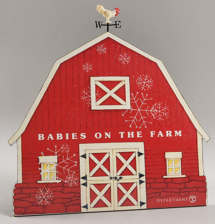 Babies on the Farm Barn - Boxed by Department 56-1