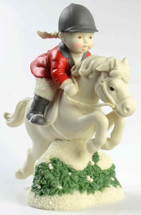 Babies on the Farm Tally Ho-Girl On Horse - Boxed by Department 56-1