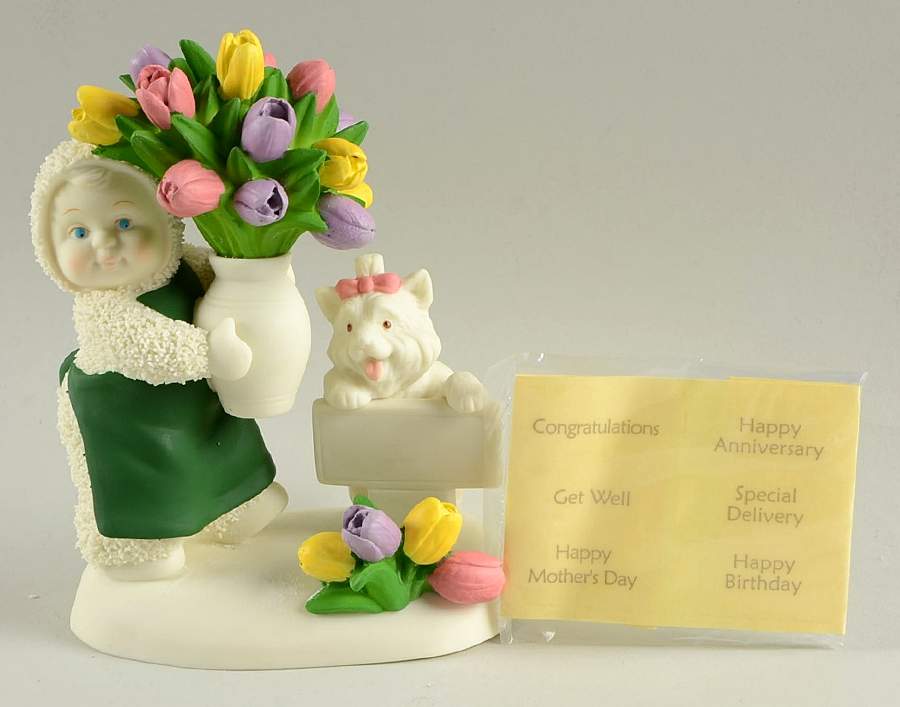 Let's Pretend Flowers For You-With 5 Decals - No Box by Department 56-1
