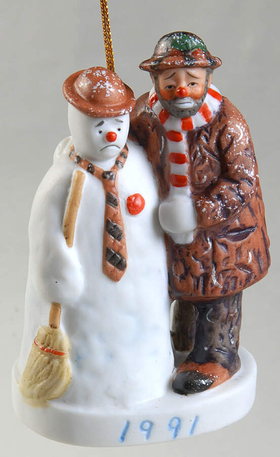 Emmett Kelly Jr Emmett The Snowman - No Box by Dave Grossman-1