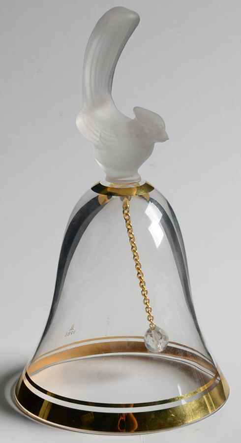 Annual Bells 1985-Glass Bell - No Box by Danbury Mint-1