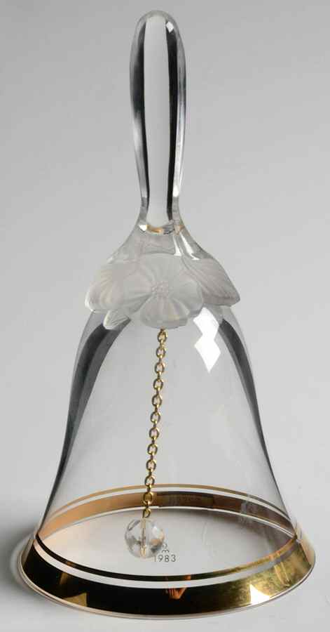 Annual Bells 1983-Glass Bell - No Box by Danbury Mint-1