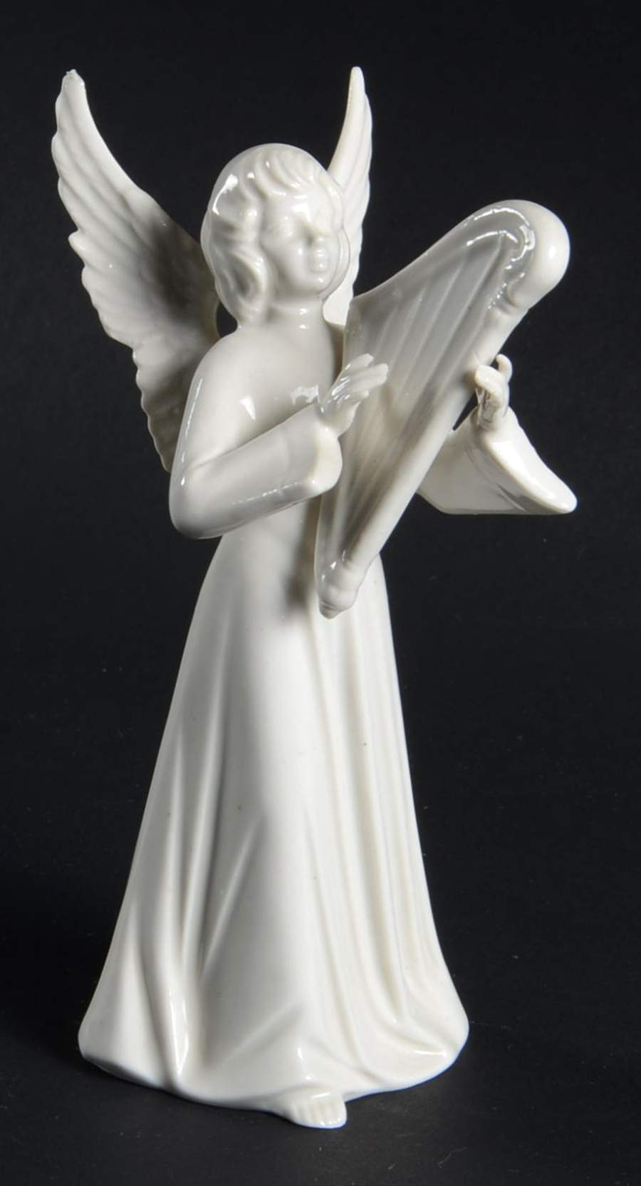 Angel Musicians Angel With Harp - No Box by Sandizell-1
