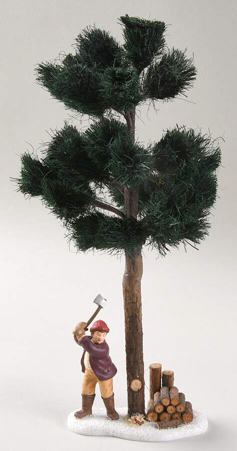 Pine Isles Wally The Wood Cutter - No Box by Department 56-1