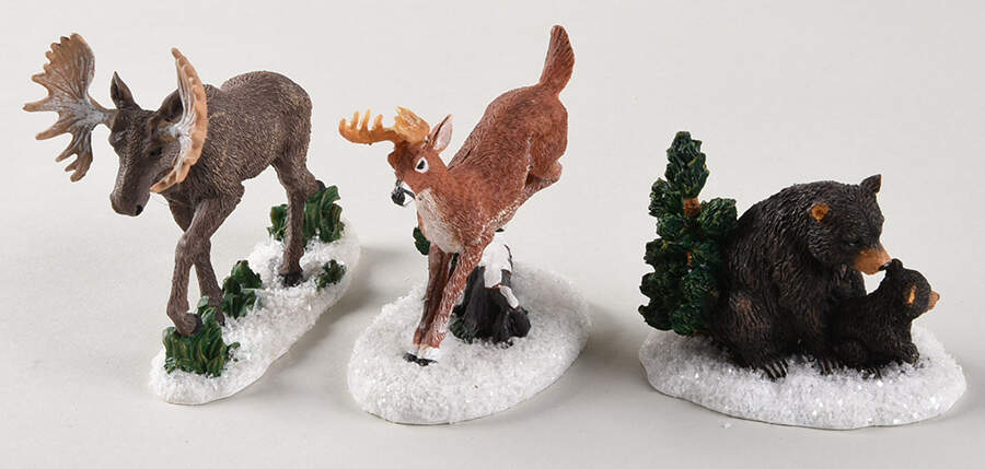 Pine Isles Woodland Friends - Set Of 3 - Boxed by Department 56-1