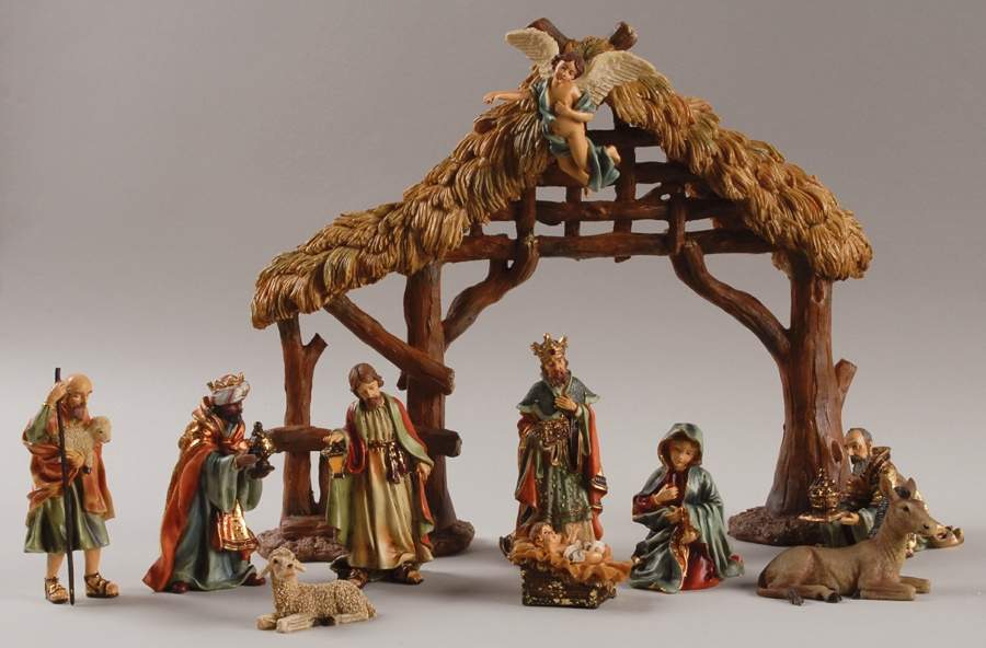 Holy Night Nativity 10 Piece Nativity Set - With Box by Department 56-1