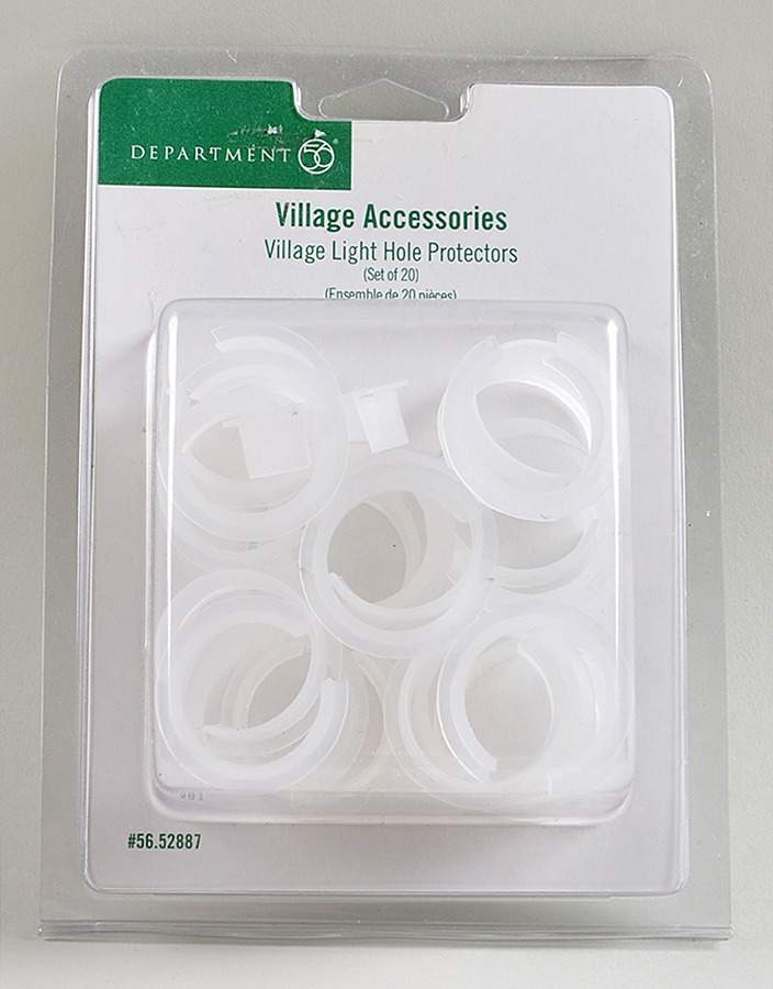 General Village Electrical Light Hole Protectors - Boxed by Department 56-1