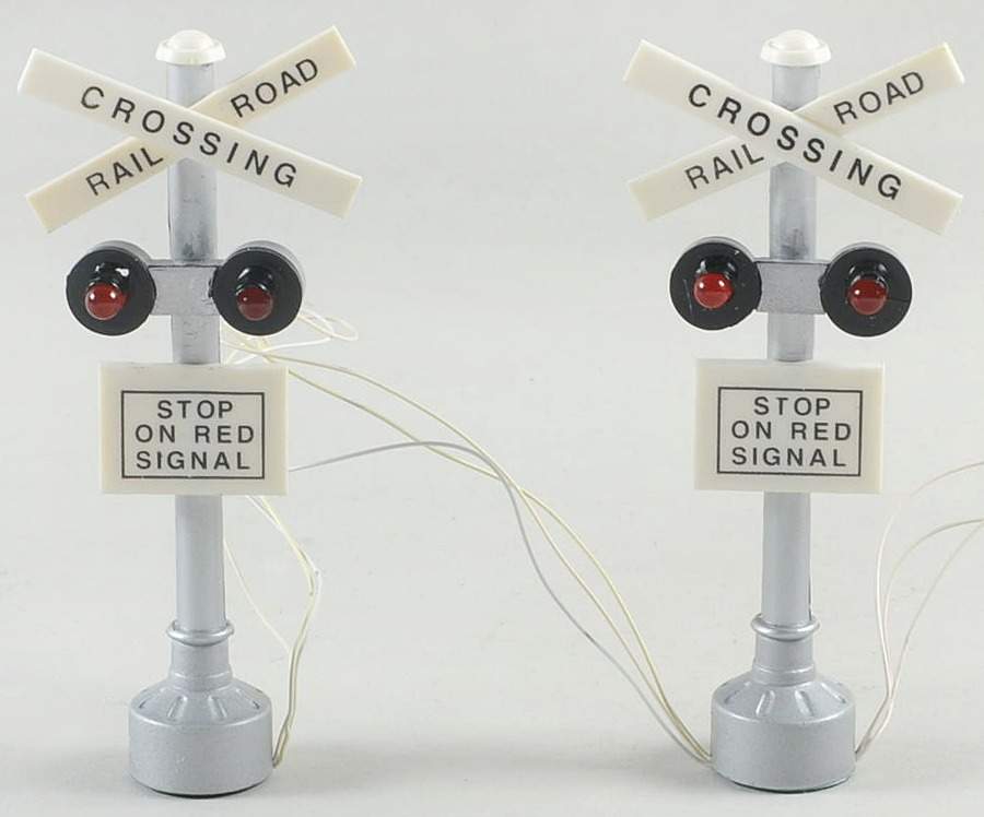 General Village Electrical Railroad Crossing Sign - Boxed by Department 56-1