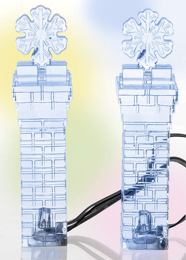General Village Electrical Lit Ice Castle Corners - Boxed by Department 56-1