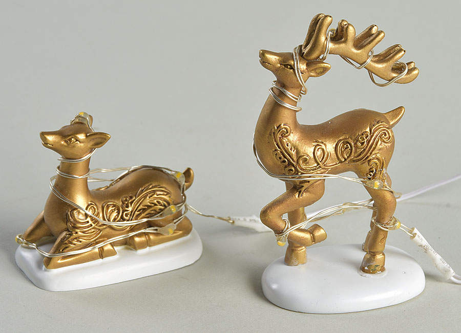 General Village Electrical Lit Deer Yard Decor - Boxed by Department 56-1