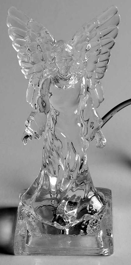 General Village Electrical Lit Ice Castle Angel - With Box by Department 56-1