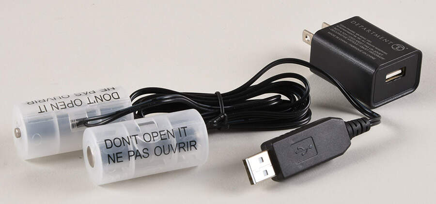 General Village Electrical Usb 'C' Battery Adapter - Boxed by Department 56-1