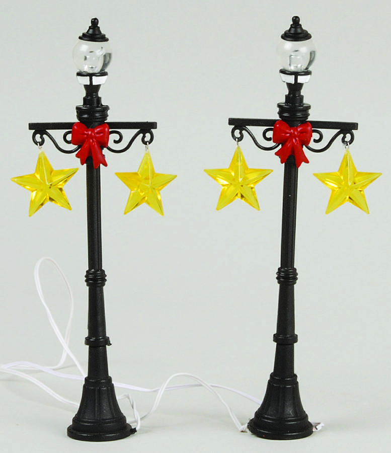 General Village Electrical Christmas Star Street Lights - Boxed by Department 56-1