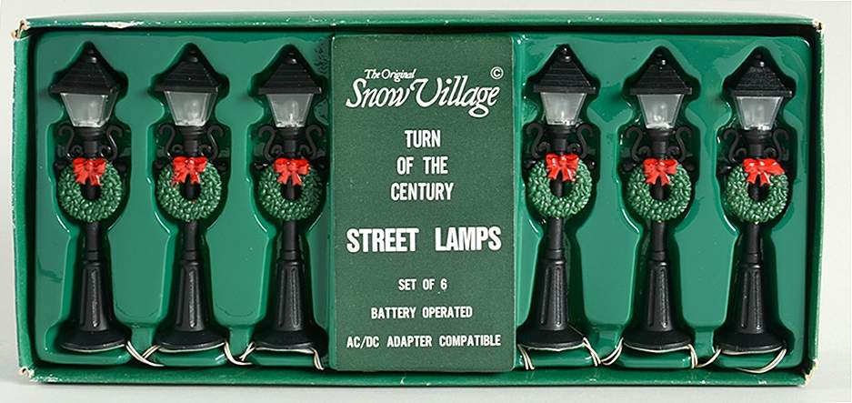 General Village Electrical Turn Of The Century Lamppost - Boxed by Department 56-1