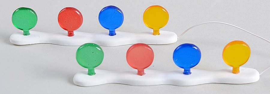 General Village Electrical Candy Corner Luminaries - No Box by Department 56-1