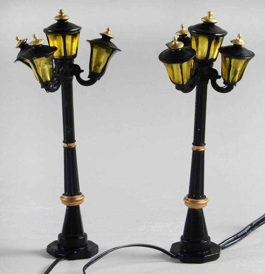 General Village Electrical Victorian Street Lamps - Boxed by Department 56-1