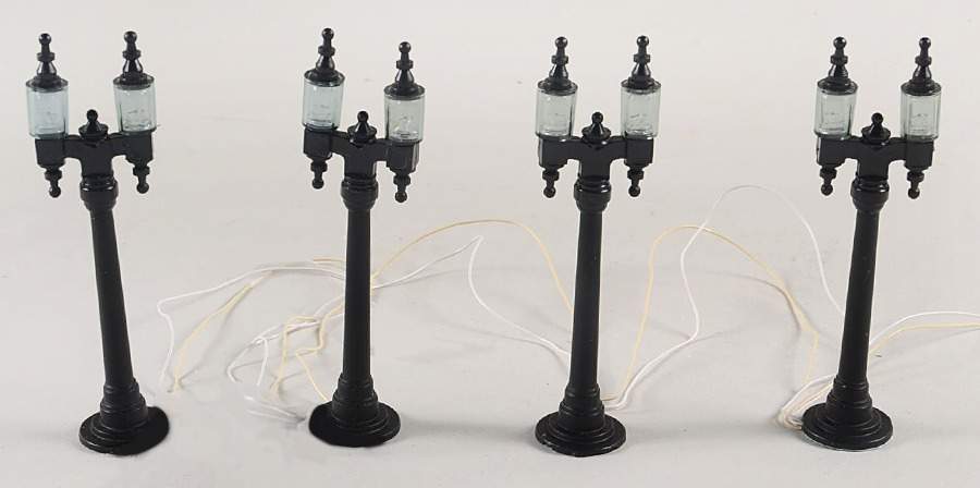General Village Electrical Double Street Lamps - No Box by Department 56-1