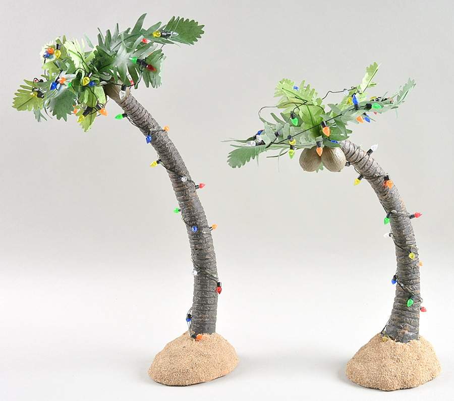 General Village Electrical Lit Palm Trees - No Box by Department 56-1