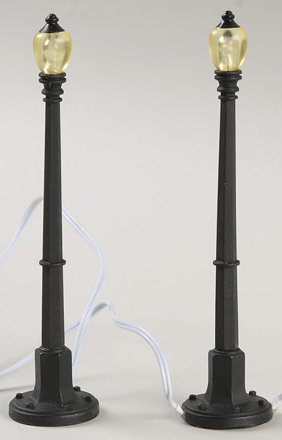 General Village Electrical Globe Street Lamps-Set Of 2 - Boxed by Department 56-1