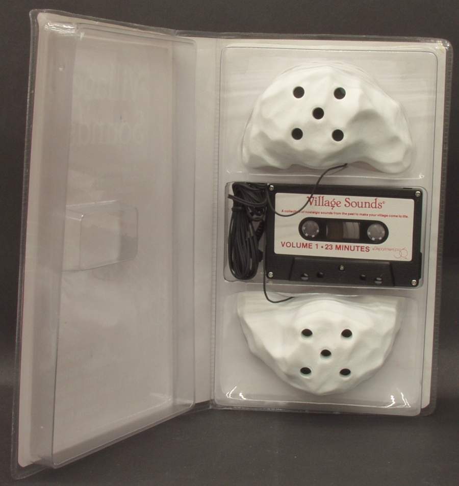 General Village Electrical Village Sounds Tape W/ Speakers - Boxed by Department 56-1