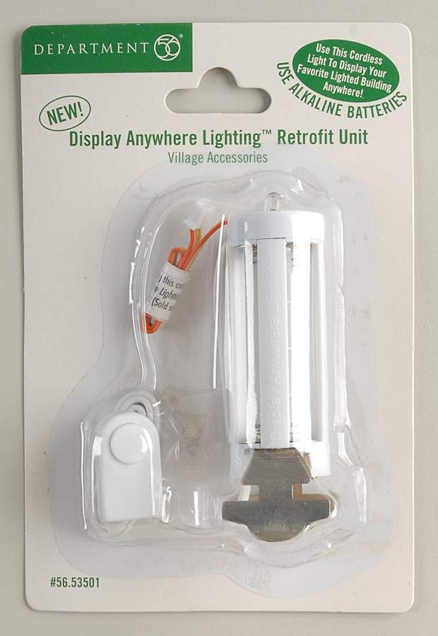 General Village Electrical Lighting Retrofit Unit - Boxed by Department 56-1