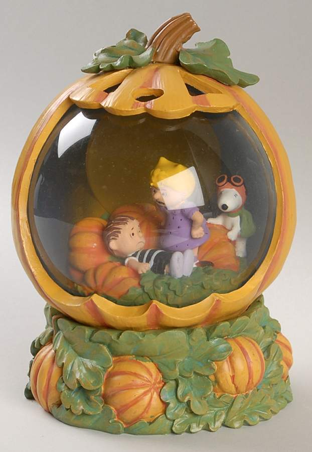 Peanuts Halloween Where's The Great Pumpkin Waterglobe - No Box by Department 56-1